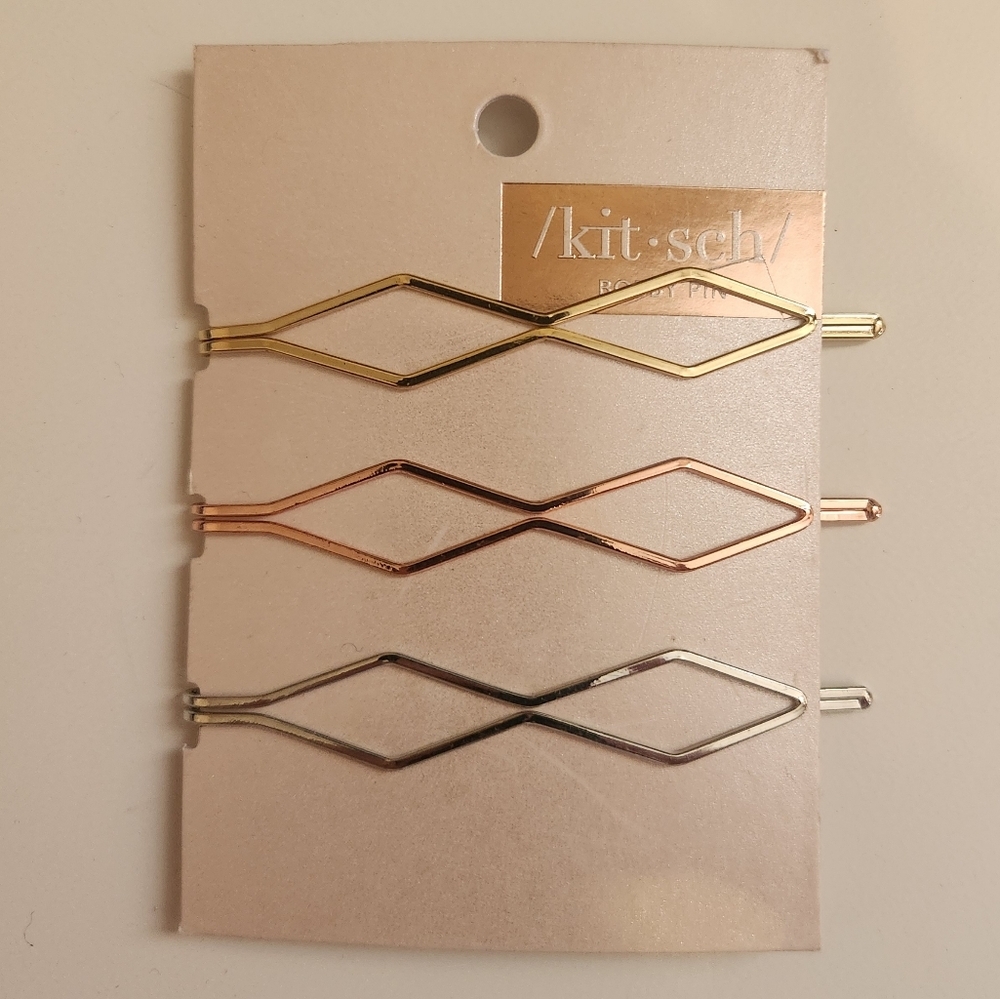 Kitsch- 3 pack hair clips